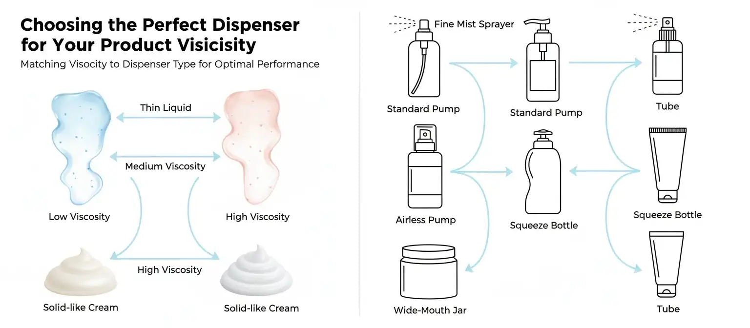 Choose the Perfect Dispenser for Your Product Viscosity