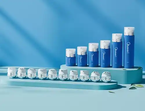 different size of beauty bottle packaginb