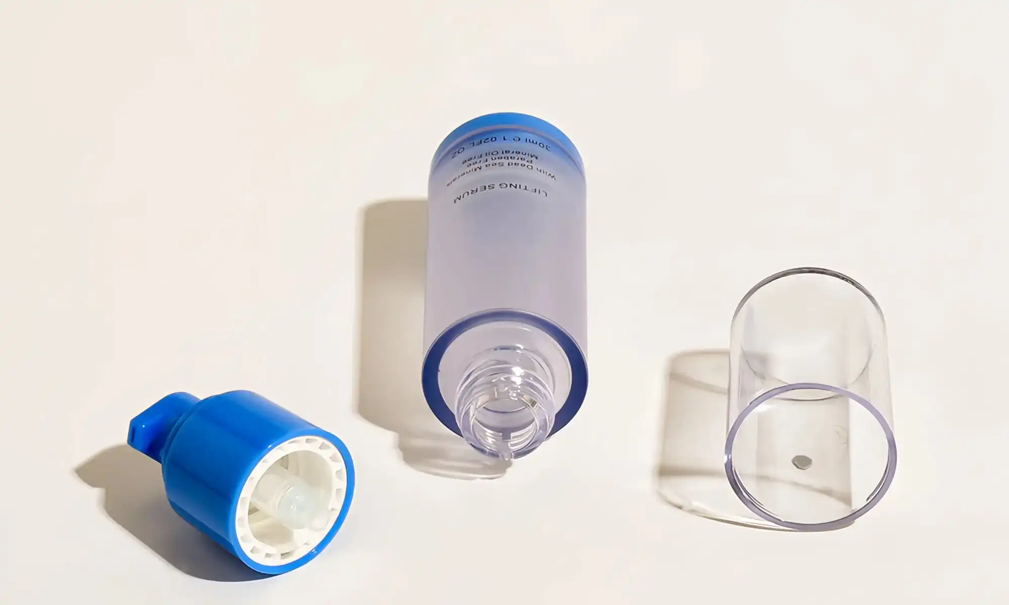 structure of lotion bottle