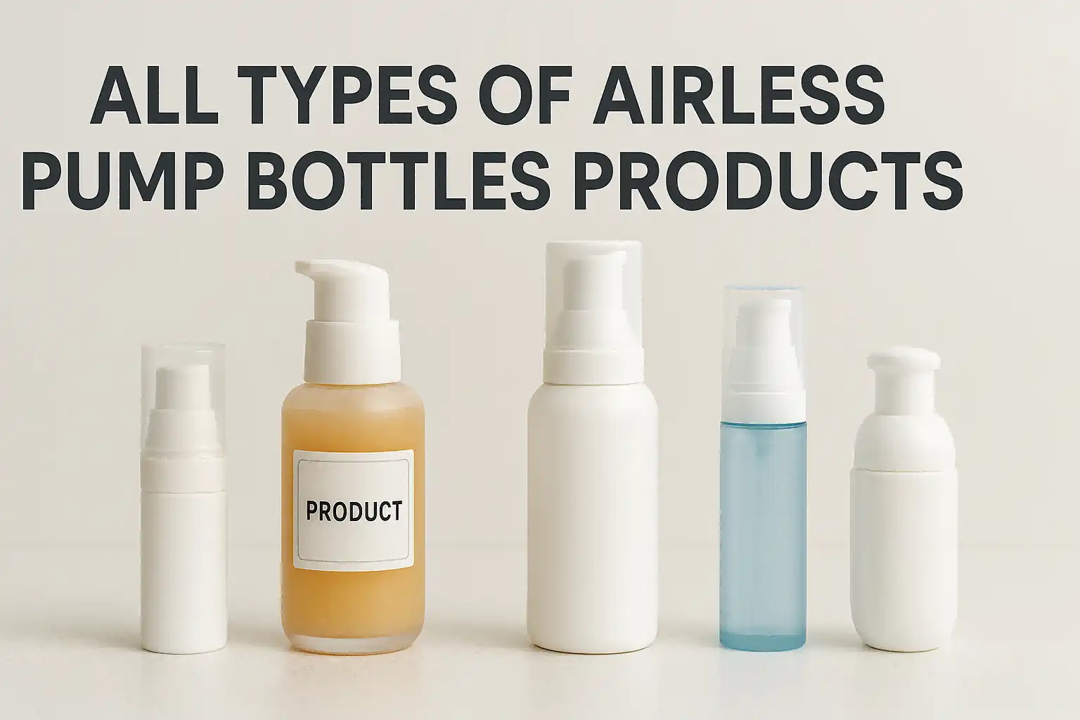 airless bottle types