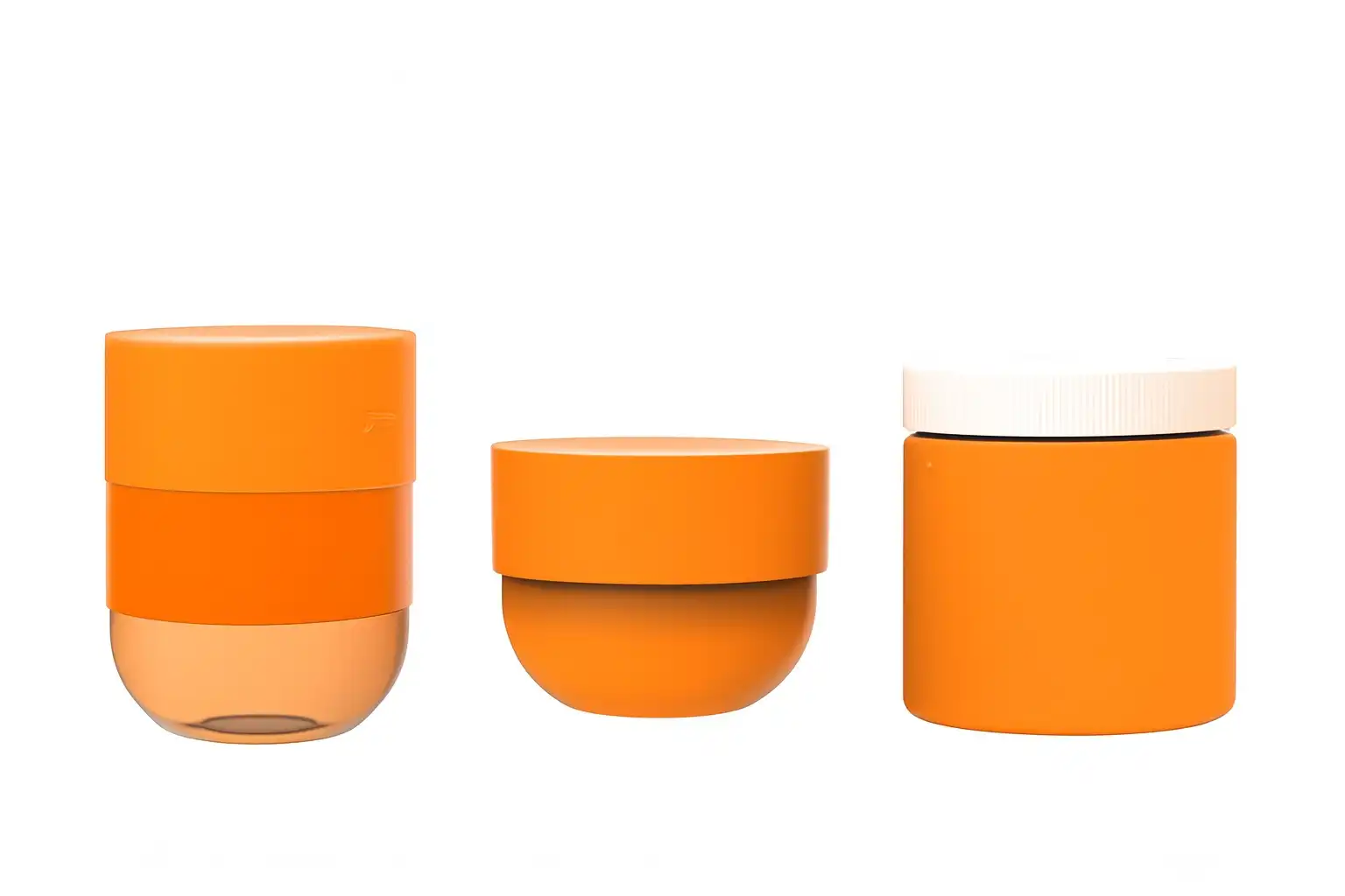 orange airless pump jar orange airless pump jar