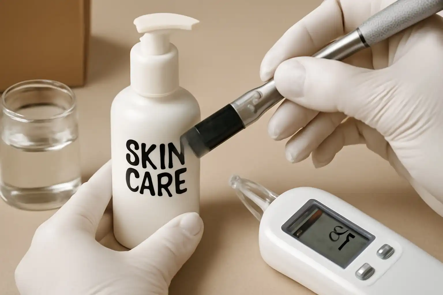 skincare packaging logo