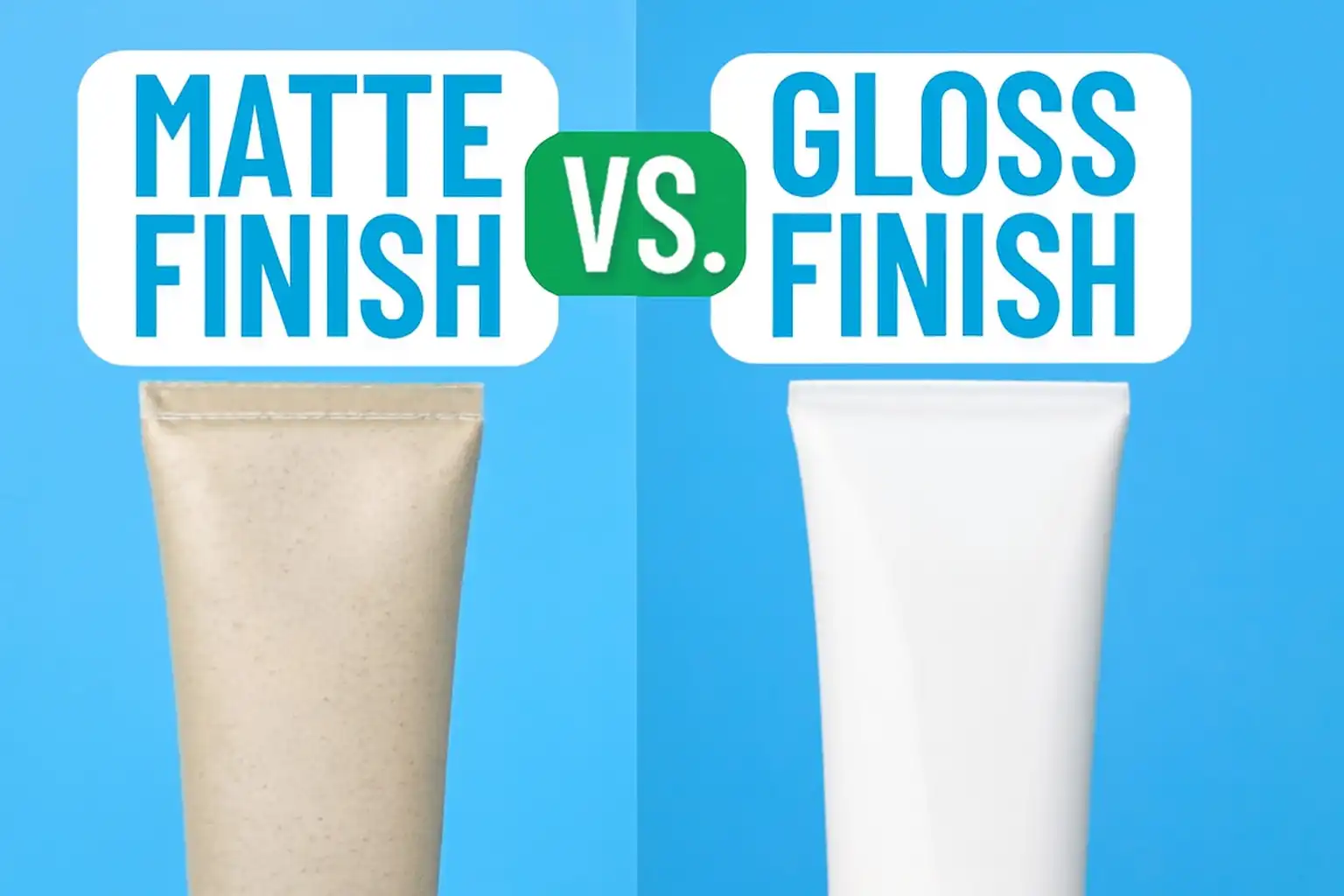 matte finish vs. glossy finish 