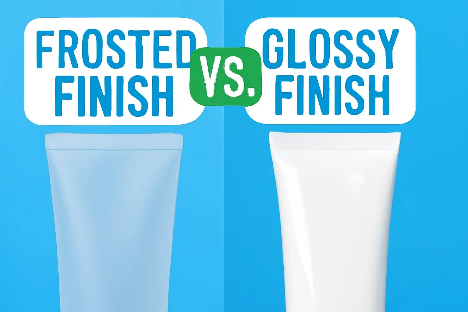 frosted finished vs. glossy finished