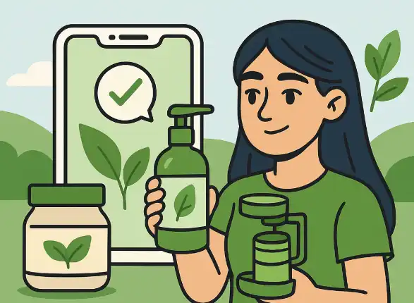 the green container with a girl the green container with a girl