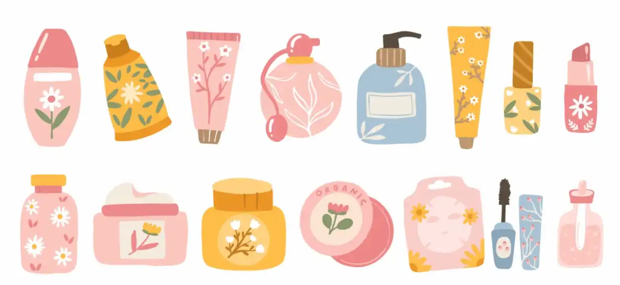 pink tone for cosmetics packaglng