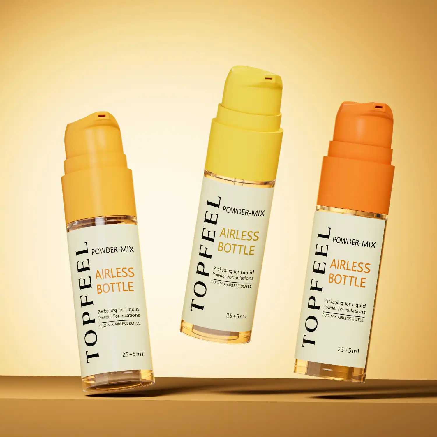 POWDER-MIX AIRLESS BOTTLE