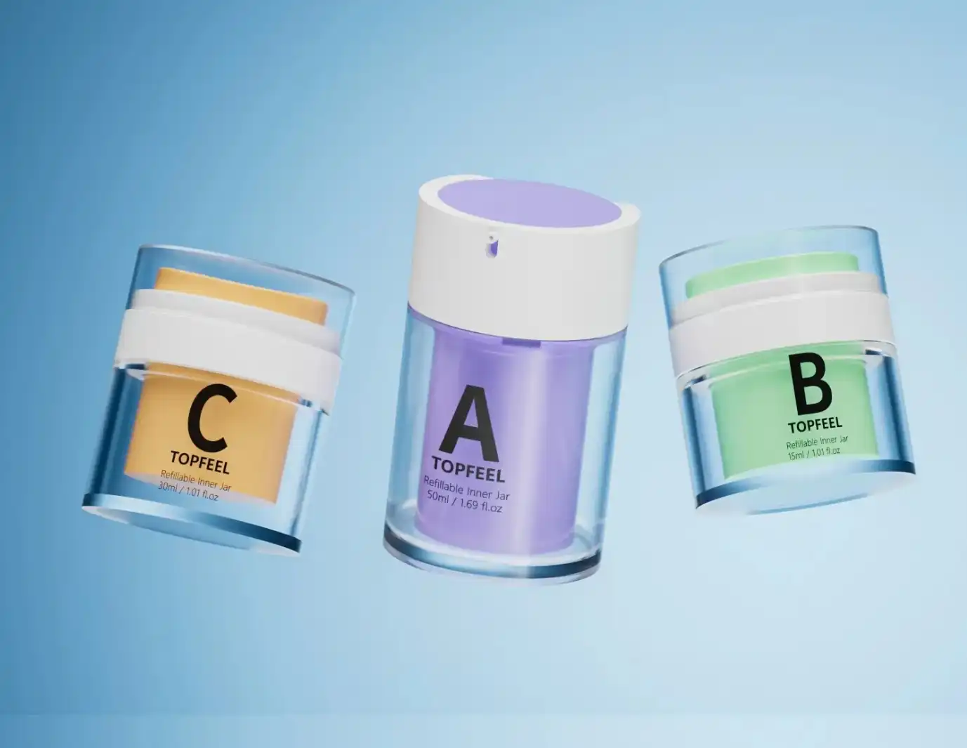 glass airless jar glass airless jar