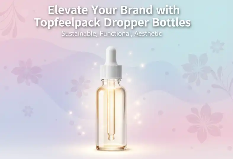 Glass dropper bottles 