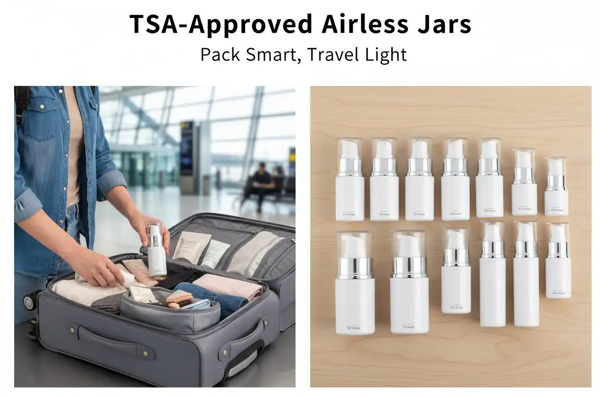 Packing Light: Why Airless Jars Are TSA-Approved