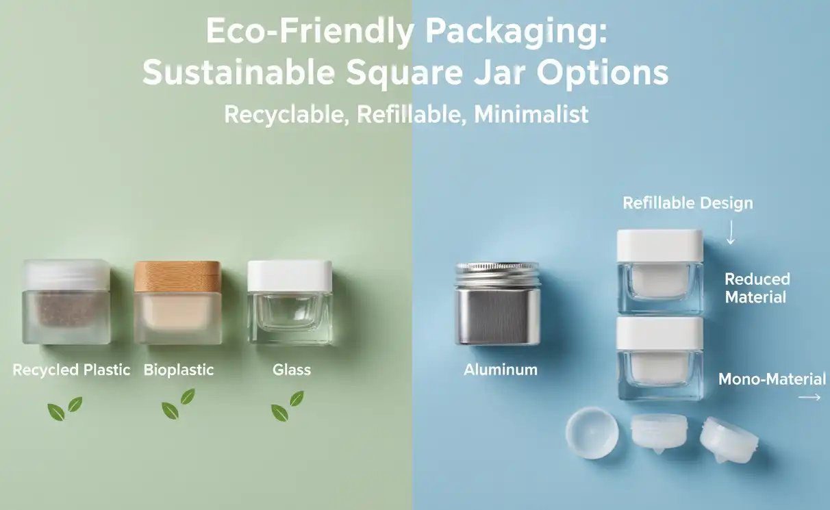 Eco-Friendly Packaging: Sustainable Square Jar Options