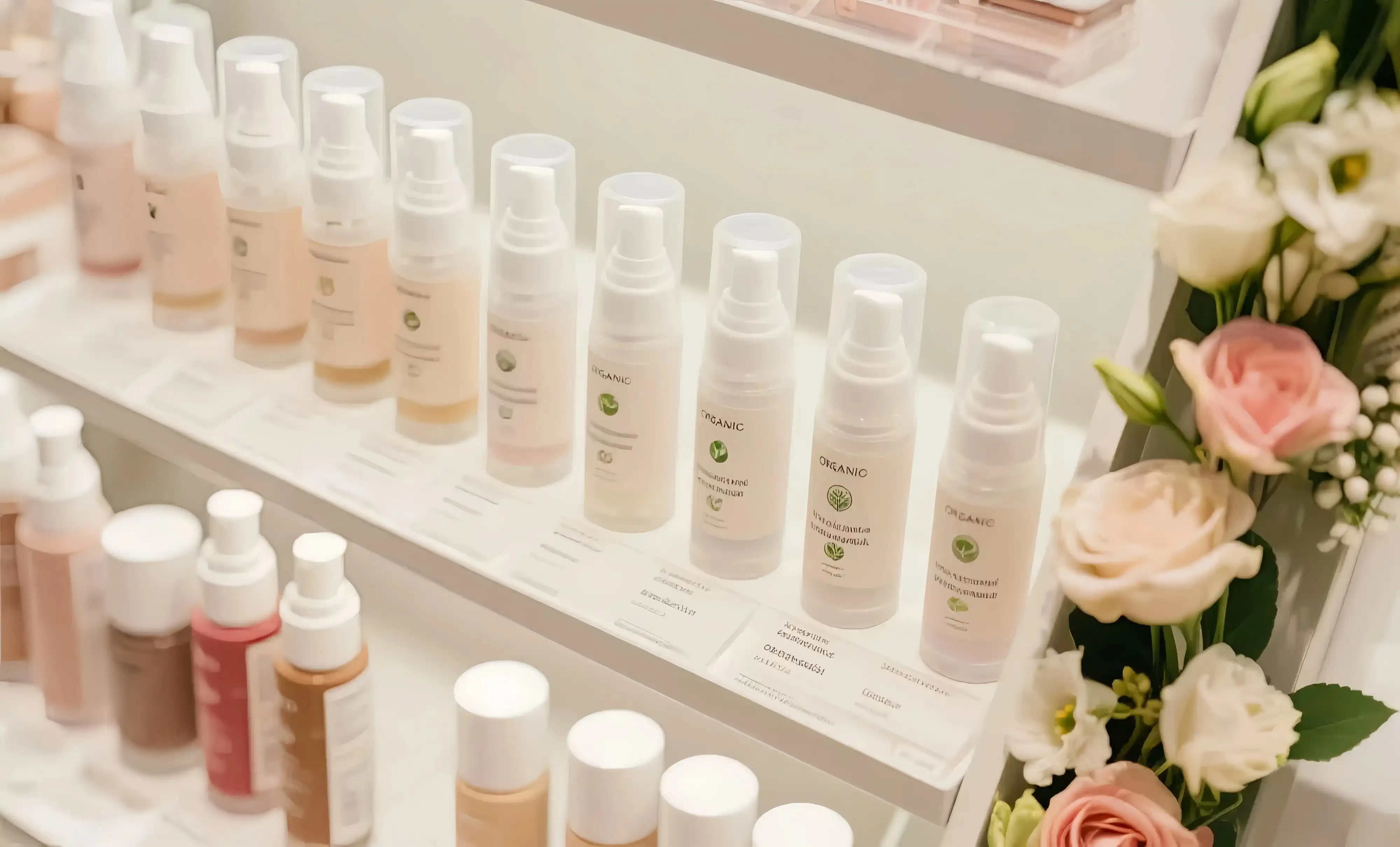 Mangpaat Botol Pompa Airless dina Makeup Organik
