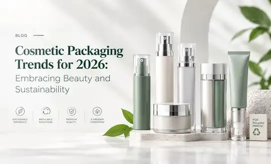 Cosmetic Packaging Trends for 2026: Embracing Beauty and Sustainability