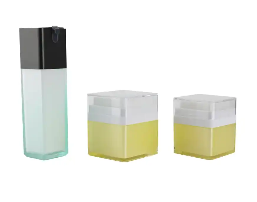 Ubi ampullas quadratas cremoris adaptabiles pro tua marca invenire potes?